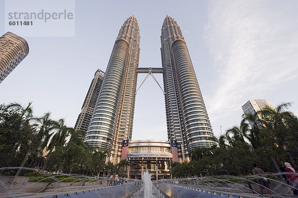 Petronas Towers  Kuala Lumpur  Malaysia  Südostasien  Asien