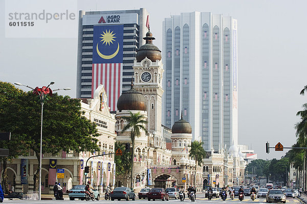 Sultan Abdul Samad Gebäude und Dayabumi Komplex  Merdeka Square  Kuala Lumpur  Malaysia  Südostasien  Asien