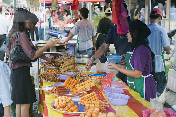 Ramadan Imbissstände  Kampung Baru  Kuala Lumpur  Malaysia  Südostasien  Asien