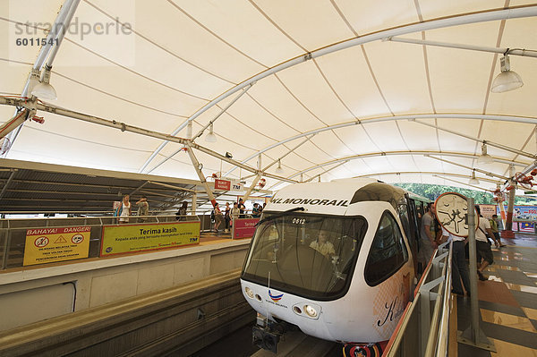 Monorail  Einschienenbahn  Kuala Lumpur  Malaysia  Südostasien  Asien