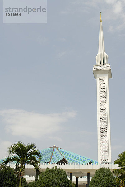 Nationale (Negara) Moschee  Kuala Lumpur  Malaysia  Südostasien  Asien