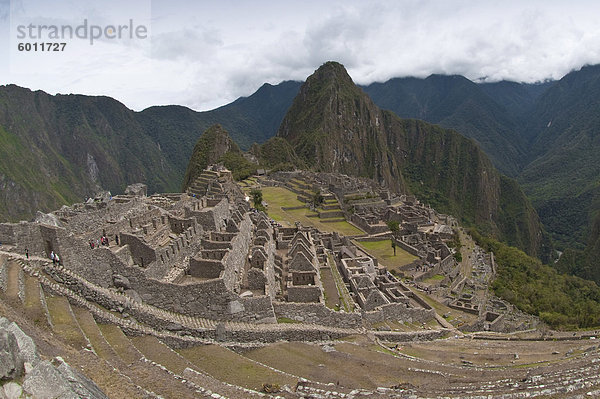 Machu Picchu  UNESCO World Heritage Site  Peru  Südamerika