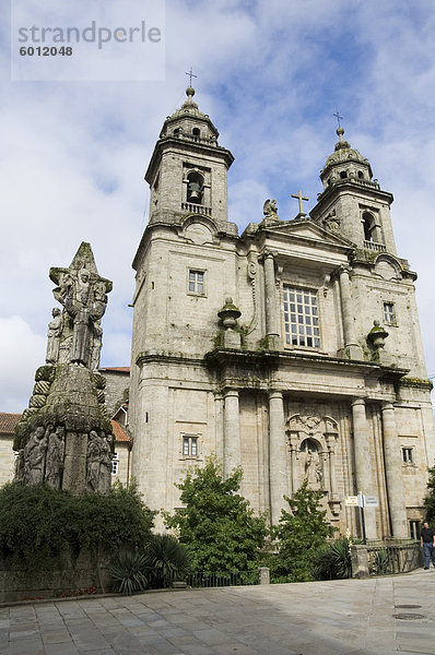 Kirche am Kloster von San Francisco de Valdedios  Santiago De Compostela  Galicien  Spanien  Europa
