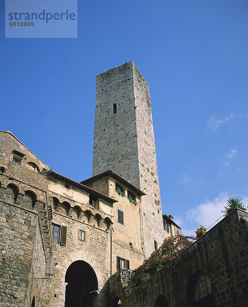 Die Türme von San Gimignano  UNESCO World Heritage Site  Toskana  Italien  Europa