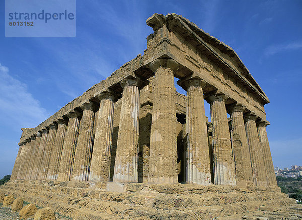 Concordia Tempel  Agrigento  Insel Sizilien  Italien  Europa