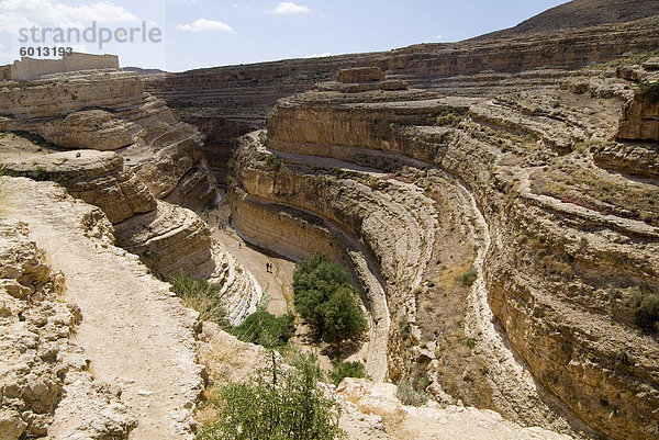 Schlucht  Mides  Tunesien  Nordafrika  Afrika