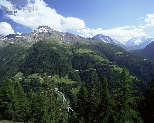 Simplonpass  Schweizer Alpen  Schweiz  Europa