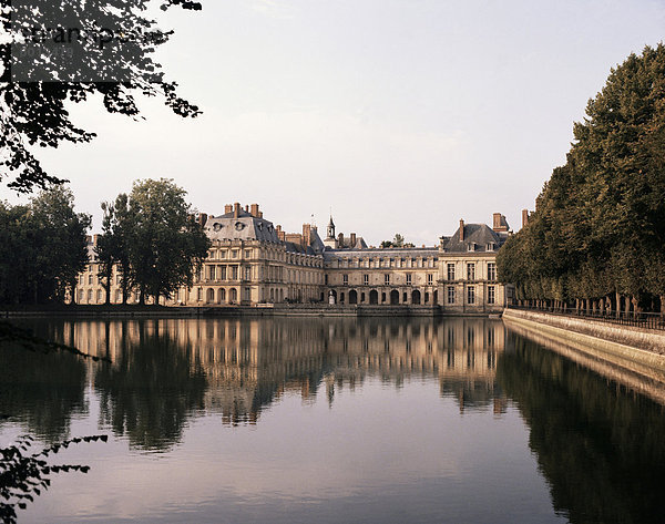 Palast von Fontainebleau  UNESCO Weltkulturerbe  Ile-de-France  Frankreich  Europa