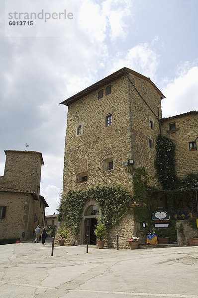 Volpaia  ein Hügel-Dorf in der Nähe von Radda  Chianti  Toskana  Italien  Europa