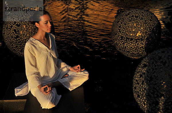 Meditation  Shangri-La Boracay Resort & Spa in Boracay  Philippinen  Südostasien  Asien & # 10