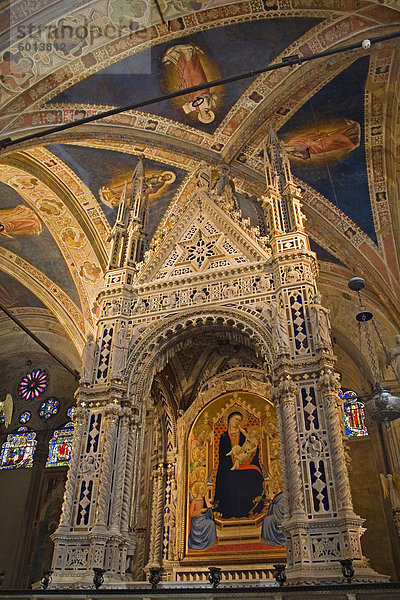 Altar  Kirche Orsanmichele  Florenz  Toskana  Italien  Europa