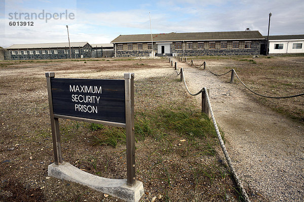 Das Gefängnis auf Robben Island  Cape Town  Südafrika  Afrika