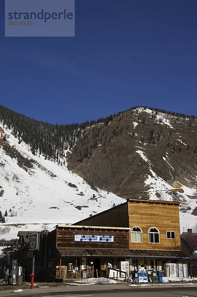 Lebensmittelgeschäft in den wilden Westen alte Silberbergbau Stadt von Silverton  Colorado  Vereinigte Staaten von Amerika  Nordamerika