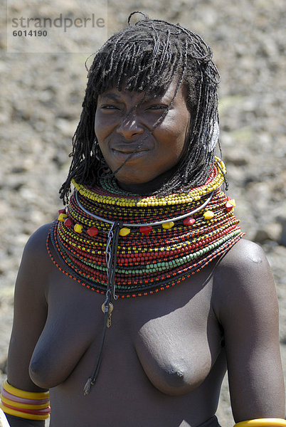 El Molo Stamm  Lake Turkana  Kenia  Ostafrika  Afrika