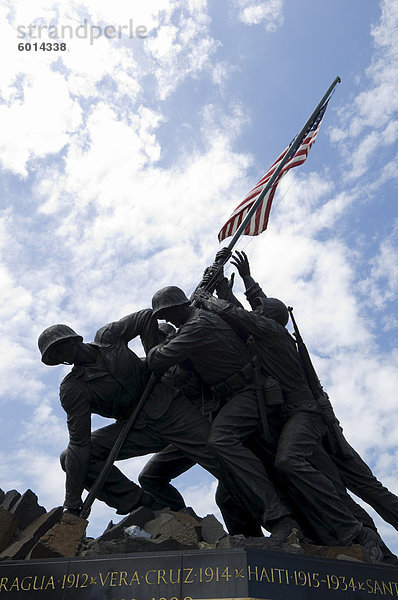 Iwo Jima Memorial  Arlington  Virginia  Vereinigte Staaten von Amerika  Nordamerika