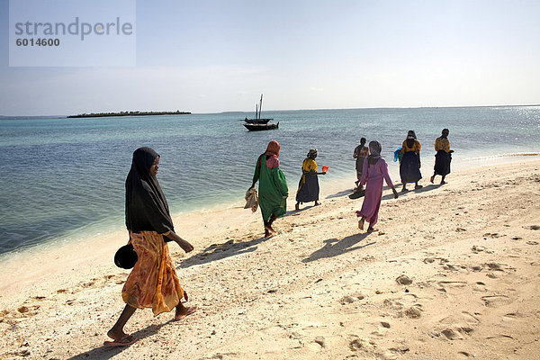 Kendwa Beach  Sansibar  Tansania  Ostafrika  Afrika