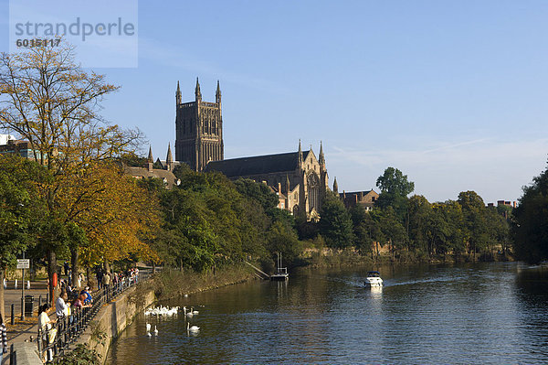 Süd Quay  Worcester  Worcestershire  England  Vereinigtes Königreich  Europa