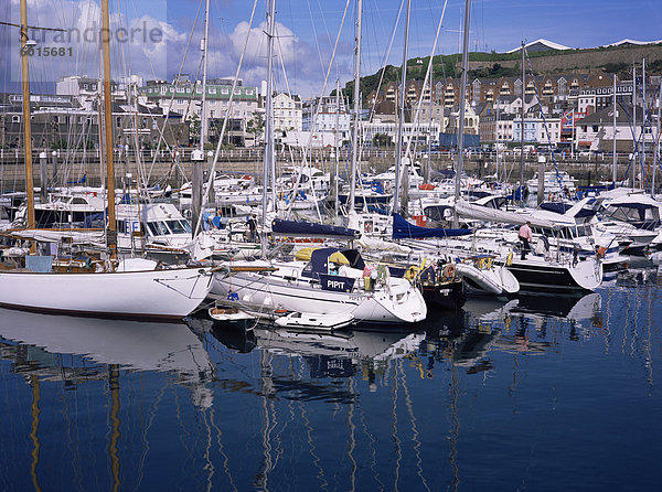 Elizabeth Marina  St. Helier  Jersey  Kanalinseln  Großbritannien  Europa