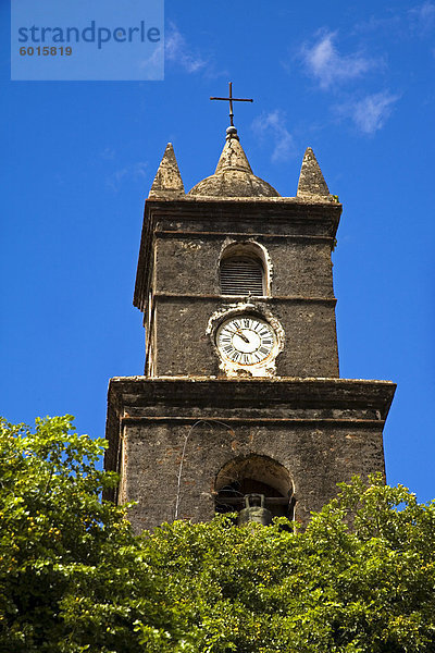 Uhrturm  La Asuncion City Kathedrale  Isla Margarita  Venezuela Nueva Esparta Staat Südamerika