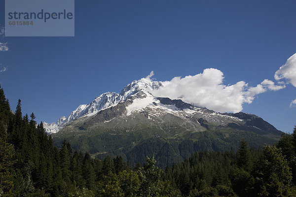 Mont Blanc-Massiv  Chamonix  Haute Savoie  französische Alpen  Frankreich  Europa