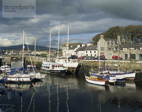 Castletown Hafen  Insel Man  England  Vereinigtes Königreich  Europa