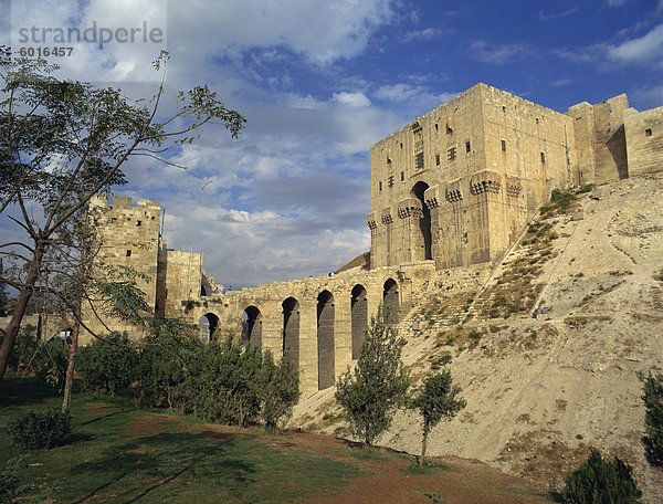 Zitadelle  Aleppo  Syrien  UNESCO World Heritage Site  Nahost