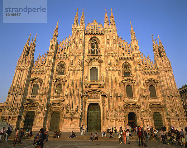 Mailänder Dom (Duomo)  Mailand  Lombardei  Italien  Europa