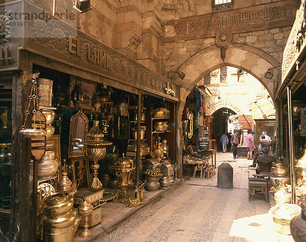 Khan-el-Khalili Basar  Cario  Ägypten  Nordafrika  Afrika