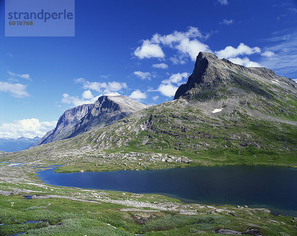 Trollstigen-Bergen  Norwegen  Skandinavien  Europa