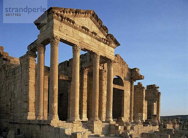 Römische Ruinen  Sufetula  Tunesien  Nordafrika  Afrika