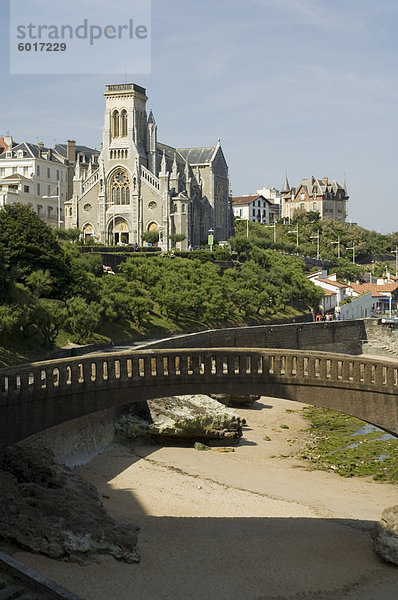 Kirche  Biarritz  baskische Land  Pyrenees-Atlantiques  Aquitaine  Frankreich  Europa
