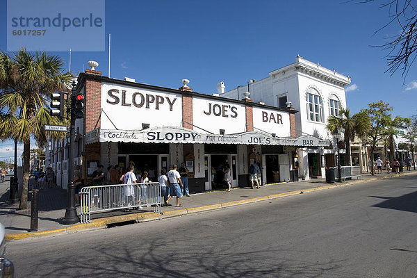 Sloppy Joes Bar in Duval Street  Key West  Florida  Vereinigte Staaten von Amerika  Nordamerika