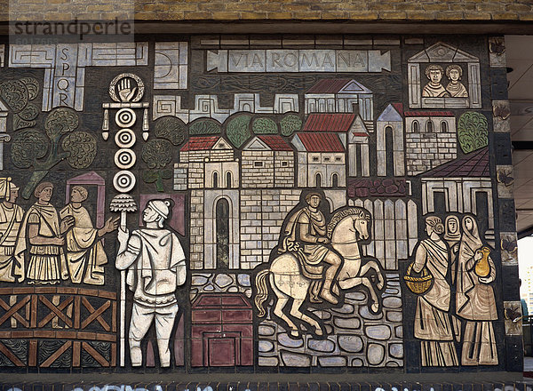 Kossowski Wandbild  Old Kent Road  London  England  Vereinigtes Königreich  Europa