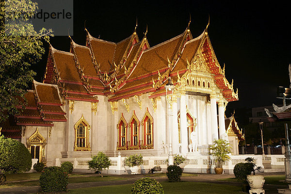 Wat Benchamabophit (Marmor-Tempel)  Bangkok  Thailand  Südostasien  Asien