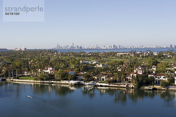 Miami Beach und Miami  Florida  Vereinigte Staaten von Amerika  Nordamerika