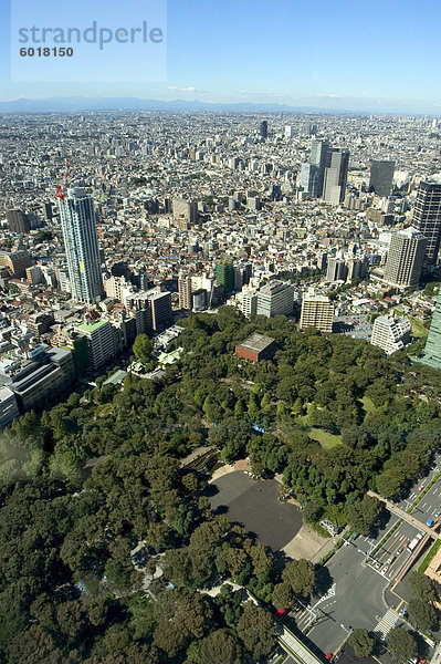 Shinjuku  Skyline der Stadt  Shinjuku  Tokio  Honshu  Japan  Asien