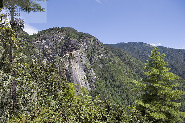 Taktsang Goemba (Tiger Nest) Kloster  Paro  Bhutan  Asien