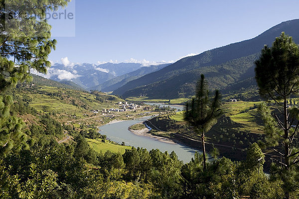 Punakha  Bhutan  Asien