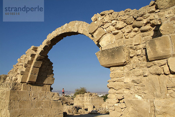 Ruinen von Paphos  Zypern  UNESCO World Heritage Site  Europa