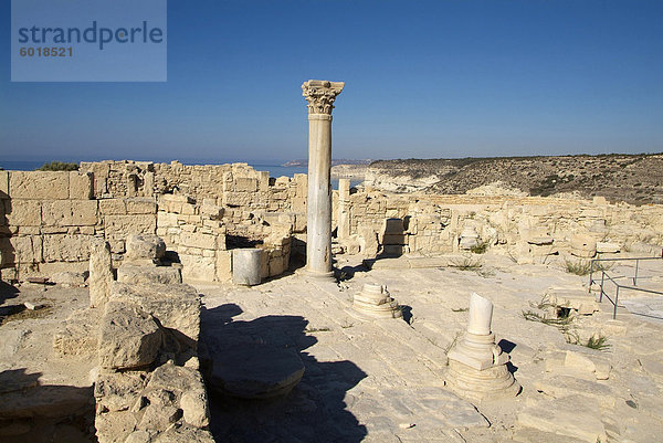 Ruinen von Kourion  in der Nähe von Episkopi  Zypern  Europa