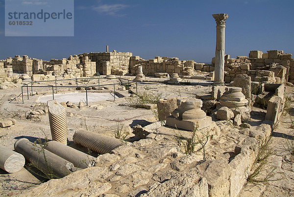 Ruinen von Kourion  in der Nähe von Episkopi  Zypern  Europa