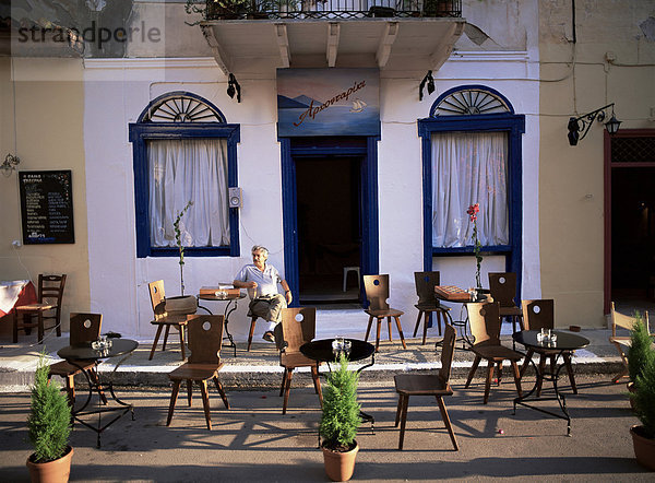 Cafe  Nafplio  Peloponnes  Griechenland  Europa