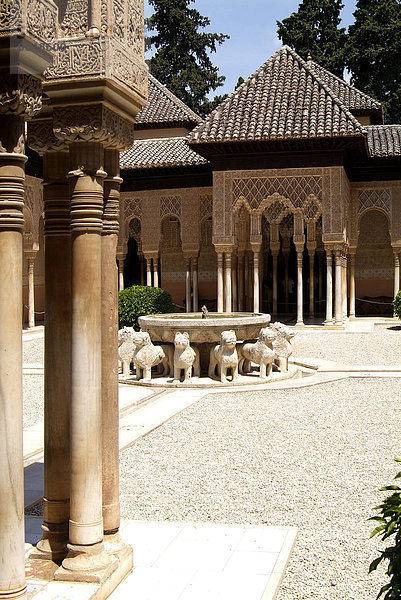 Alhambra  UNESCO Weltkulturerbe  Granada  Andalusien  Spanien  Europa