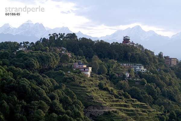 Himalaya Ansicht  Nagarkot  Nepal  Asien