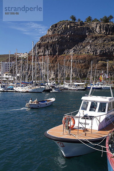 Hafen von San Sebastian De La Gomera  Gomera  Kanarische Inseln  Spanien  Atlantik  Europa