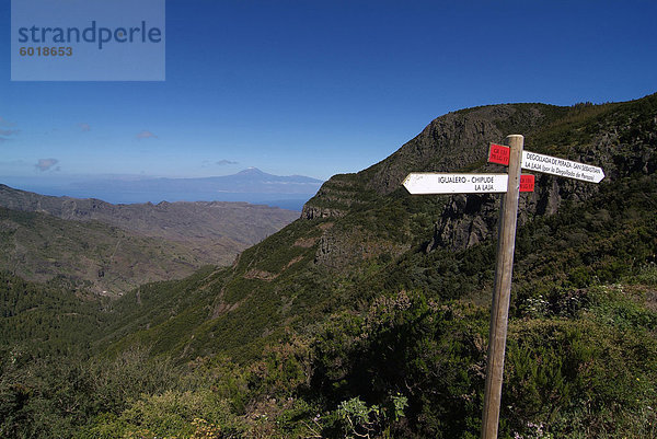 Parque Nacional de Garajonay  UNESCO Weltkulturerbe  Gomera  Kanarische Inseln  Spanien  Europa