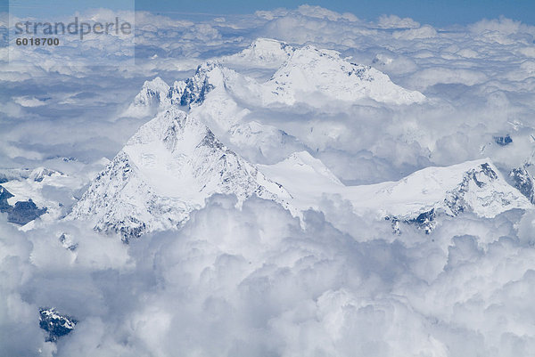 Mount Everest  Himalaya  die Grenze Nepal und Tibet  China  Asien