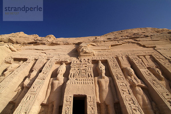 Temple von Abu Simbel  UNESCO-Weltkulturerbe  Nassersee  Ägypten  Nordafrika  Afrika