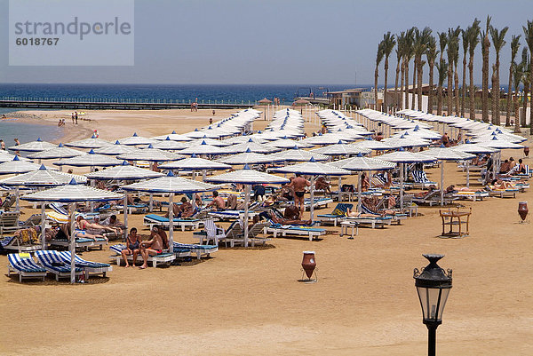 Hotel Strand  Hurghada  Rotes Meer  Ägypten  Nordafrika  Afrika