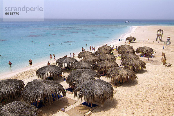 Mahmya Insel in der Nähe von Hurghada  Rotes Meer  Ägypten  Nordafrika  Afrika